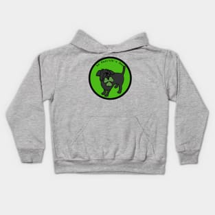 St Patricks Day with Cute Dog Kids Hoodie